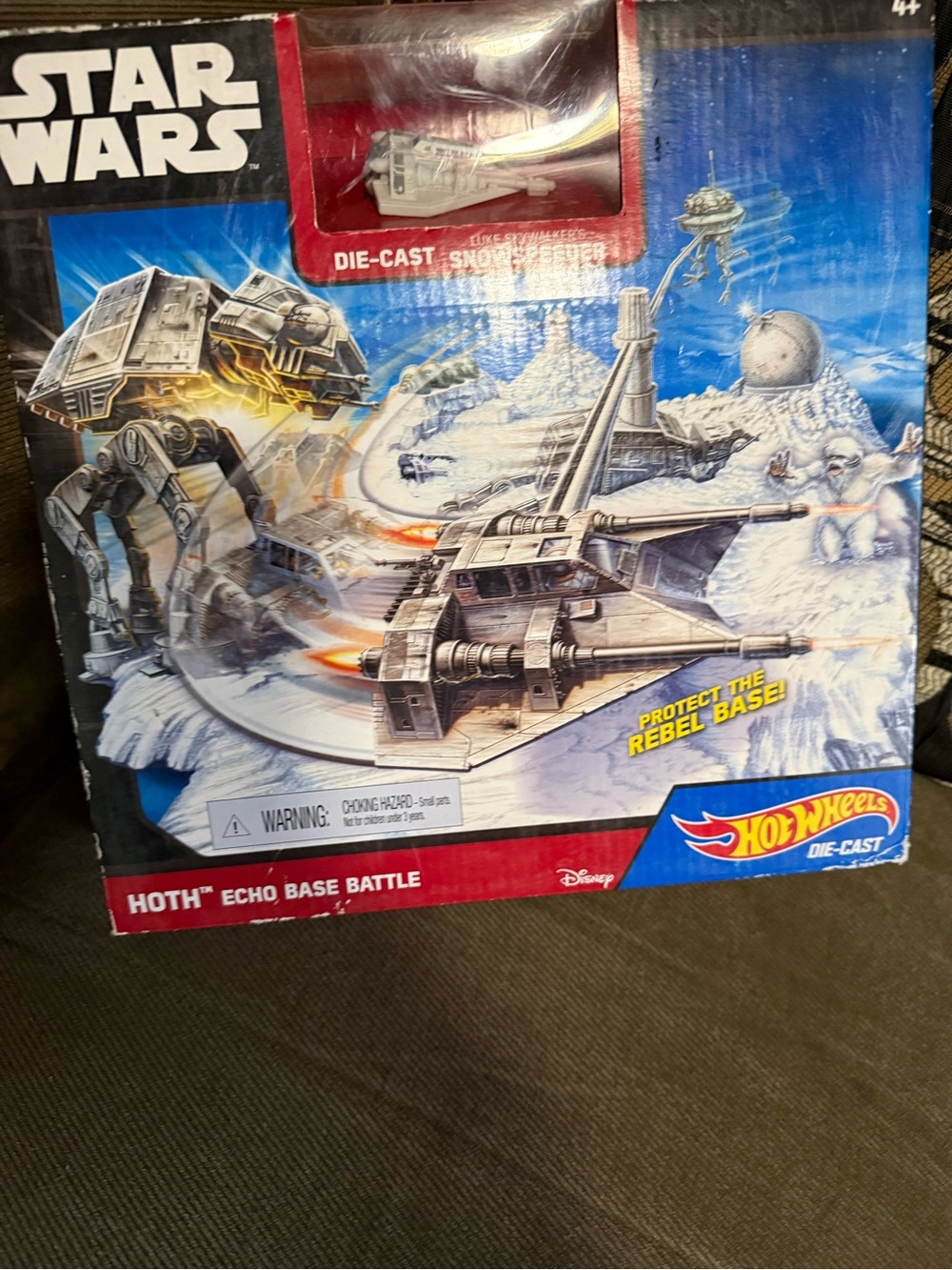 Star Wars Hoth Echo Base Battle Die-Cast Playset - Blue/White